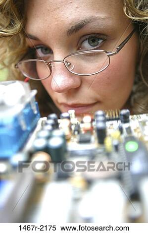 people, woman, eyeglasses, shelf, brunette, counter, cosmetics View Large Photo Image Stock Photography - people, woman, eyeglasses, shelf, brunette, counter, cosmetics. Fotosearch