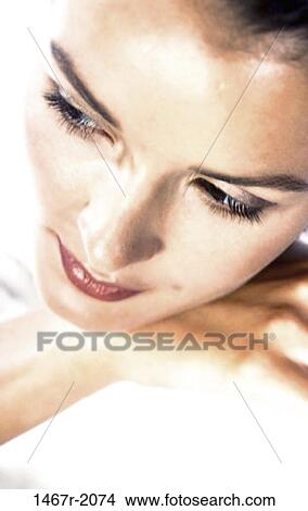 people, woman, face, daydreaming, contemplating, thinking, brunette View Large Photo Image Picture - people, woman, face, daydreaming, contemplating, thinking, brunette. Fotosearch