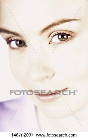 people, woman, smiling, face, smile, innocent, detail View Large Photo Image Stock Photo - people, woman, smiling, face, smile, innocent, detail. Fotosearch