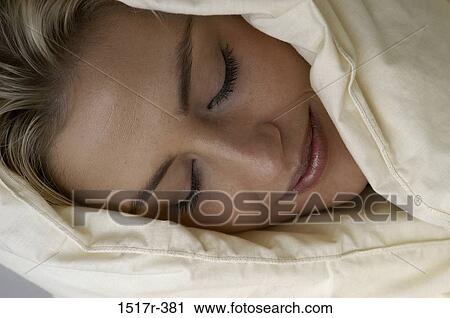 people, woman, smiling, sleeping, resting, pleasant View Large Photo Image Stock Image - people, woman, smiling, sleeping, resting, pleasant. Fotosearch