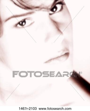people, woman, staring, face, serious, mad, angry View Large Photo Image Stock Image - people, woman, staring, face, serious, mad, angry. Fotosearch