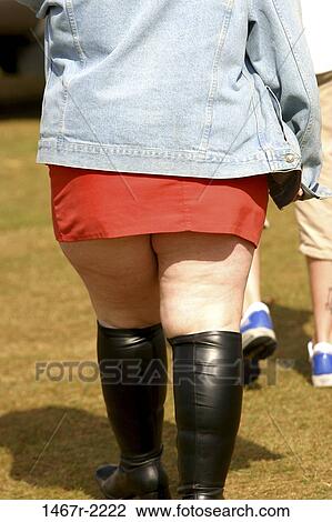 Stock Image - people, woman, walking, diet, back, health, outdoors. Fotosearch