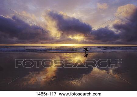 sky, people, clouds, sunset, beach, silhouette View Large Photo Image Stock Photo - sky, people, clouds, sunset, beach, silhouette. Fotosearch