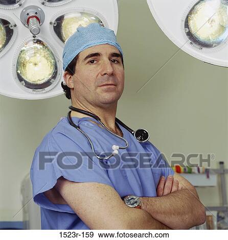 surgery, doctor, surgeon, stethoscope, health, Middle-aged View Large Photo Image Stock Photo - surgery, doctor, surgeon, stethoscope, health, Middle-aged. Fotosearch
