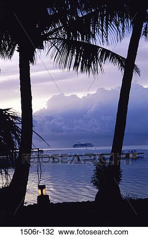 Stock Image - Tahiti, French Polynesia. Fotosearch