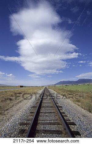 train tracks, train, transportation, tracks, railroad, railroad tracks View Large Photo Image Picture - train tracks, train, transportation, tracks, railroad, railroad tracks. Fotosearch