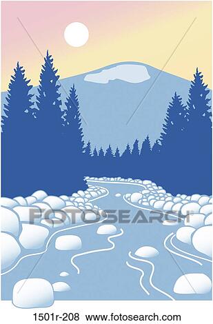 Winding River by Braucht View Large Photo Image Stock Photo - Winding River by Braucht. Fotosearch