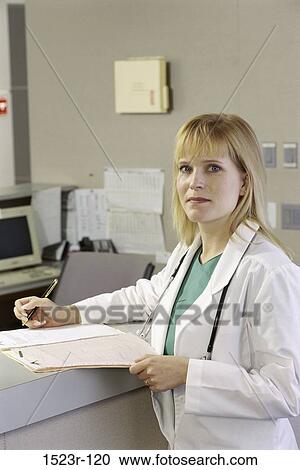 woman, doctor, chart, health, blond, personnel View Large Photo Image Stock Image - woman, doctor, chart, health, blond, personnel. Fotosearch