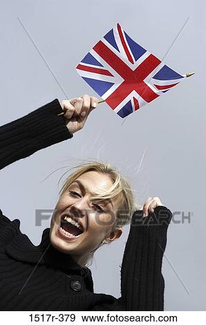 woman, excited, enthusiastic, patriotic, outdoors, Europe, world travel View Large Photo Image Stock Photo - woman, excited, enthusiastic, patriotic, outdoors, Europe, world travel. Fotosearch