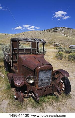 Abandoned truck in a field at a ghost town, Bannack State Park, Dillon, Montana, USA View Large Photo Image Stock Image - Abandoned truck in a field at a ghost town, Bannack State Park, Dillon, Montana, USA. Fotosearch