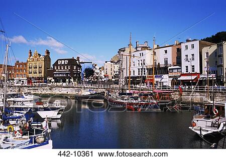 Boats docked at a harbor, Ramsgate, Kent, England View Large Photo Image Stock Image - Boats docked at a harbor, Ramsgate, Kent, England. Fotosearch