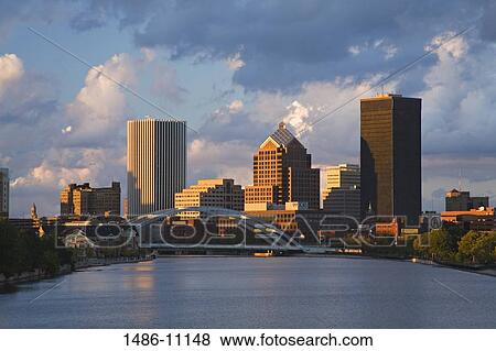 Buildings at the waterfront, Genesee River, Rochester, New York State, USA View Large Photo Image Stock Photo - Buildings at the waterfront, Genesee River, Rochester, New York State, USA. Fotosearch