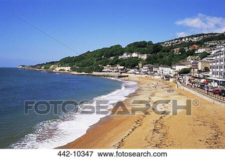 Buildings on the beach, Ventnor, Isle of Wight, Hampshire, England View Large Photo Image Stock Photo - Buildings on the beach, Ventnor, Isle of Wight, Hampshire, England. Fotosearch