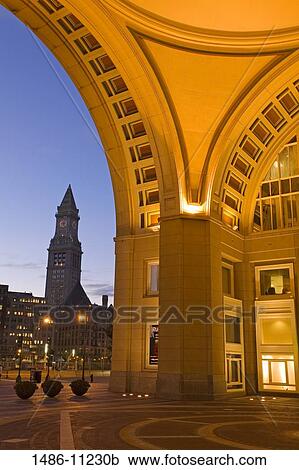 Buildings viewed from an arch of a building, Rowe's Wharf, Boston Harbor, Boston, Massachusetts, USA View Large Photo Image Stock Image - Buildings viewed from an arch of a building, Rowe's Wharf, Boston Harbor, Boston, Massachusetts, USA. Fotosearch