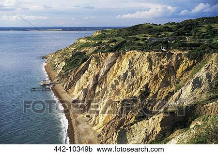 Cliffs on the beach, Alum Bay, Isle of Wight, Hampshire, England View Large Photo Image Stock Image - Cliffs on the beach, Alum Bay, Isle of Wight, Hampshire, England. Fotosearch