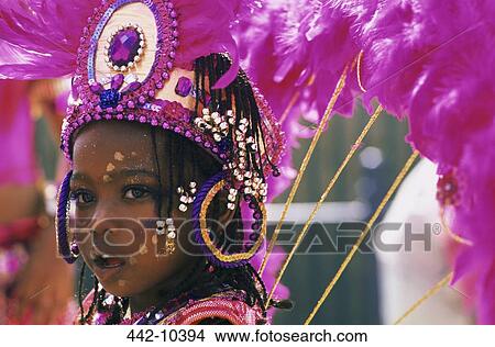 Close-up of a girl performing in a carnival, Notting Hill Carnival, London, England View Large Photo Image Picture - Close-up of a girl performing in a carnival, Notting Hill Carnival, London, England. Fotosearch