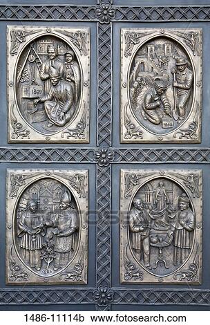 Close-up of carving on the door of a cathedral, St. Francis Cathedral, Santa Fe, New Mexico, USA View Large Photo Image Stock Image - Close-up of carving on the door of a cathedral, St. Francis Cathedral, Santa Fe, New Mexico, USA. Fotosearch