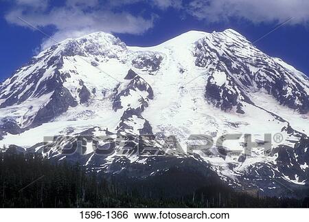 Clouds over a snow covered mountain, Mt Rainier, Gifford Pinchot National Forest, Washington State, USA View Large Photo Image Stock Photograph - Clouds over a snow covered mountain, Mt Rainier, Gifford Pinchot National Forest, Washington State, USA. Fotosearch