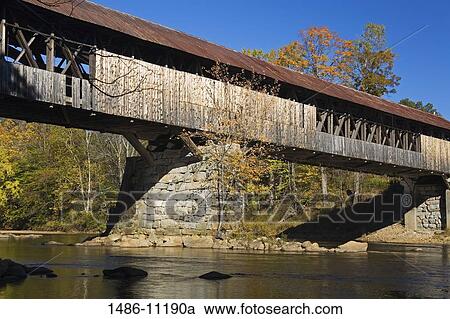 Covered bridge across a river, Blair Covered Bridge, Campton, New Hampshire, USA View Large Photo Image Stock Image - Covered bridge across a river, Blair Covered Bridge, Campton, New Hampshire, USA. Fotosearch