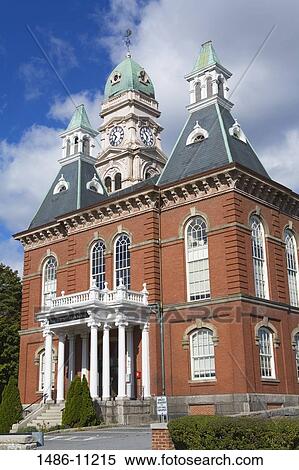 Facade of a brick building, Gloucester City Hall, Gloucester, Cape Ann, Massachusetts, USA View Large Photo Image Stock Photography - Facade of a brick building, Gloucester City Hall, Gloucester, Cape Ann, Massachusetts, USA. Fotosearch