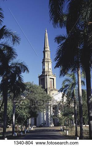 Facade of a church, St. Andrew's Church, Chennai, Tamil Nadu, India View Large Photo Image Picture - Facade of a church, St. Andrew's Church, Chennai, Tamil Nadu, India. Fotosearch