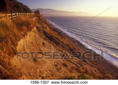 High angle view of a coastline, Strait Of Juan De Fuca, Dungeness National Wildlife Refuge, Washington State, USA View Large Photo Image Stock Photo - High angle view of a coastline, Strait Of Juan De Fuca, Dungeness National Wildlife Refuge, Washington State, USA. Fotosearch