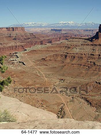 High angle view of rock formations on a landscape, Canyonlands National Park, Utah, USA View Large Photo Image Stock Photo - High angle view of rock formations on a landscape, Canyonlands National Park, Utah, USA. Fotosearch