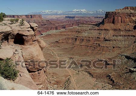 High angle view of rock formations on a landscape, Canyonlands National Park, Utah, USA View Large Photo Image Stock Photograph - High angle view of rock formations on a landscape, Canyonlands National Park, Utah, USA. Fotosearch
