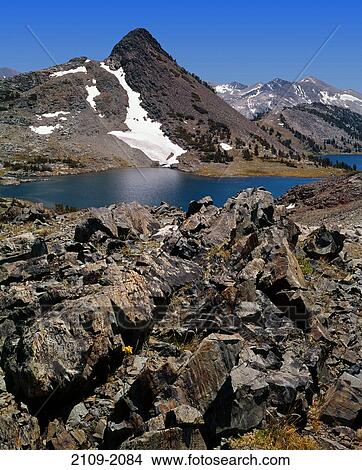 Lake surrounded by rocks, Gaylor Lakes, Yosemite National Park, California, USA View Large Photo Image Picture - Lake surrounded by rocks, Gaylor Lakes, Yosemite National Park, California, USA. Fotosearch