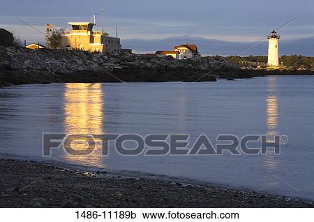 Lighthouse on an island, Portsmouth Harbor Light, Portsmouth Harbor, New Castle, New Hampshire, USA View Large Photo Image Stock Image - Lighthouse on an island, Portsmouth Harbor Light, Portsmouth Harbor, New Castle, New Hampshire, USA. Fotosearch