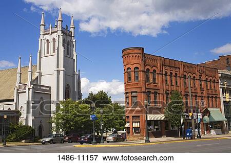 Low angle view of a church, Westminster Presbyterian Church, Carlile Building, Utica, New York State, USA View Large Photo Image Stock Photo - Low angle view of a church, Westminster Presbyterian Church, Carlile Building, Utica, New York State, USA. Fotosearch