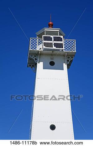 Low angle view of a lighthouse, Sodus Outer Lighthouse, Greater Rochester Area, New York State, USA View Large Photo Image Stock Image - Low angle view of a lighthouse, Sodus Outer Lighthouse, Greater Rochester Area, New York State, USA. Fotosearch