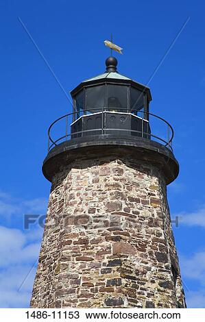 Low angle view of a lighthouse, Charlotte-Genesee Lighthouse Museum, Rochester, New York State, USA View Large Photo Image Stock Image - Low angle view of a lighthouse, Charlotte-Genesee Lighthouse Museum, Rochester, New York State, USA. Fotosearch