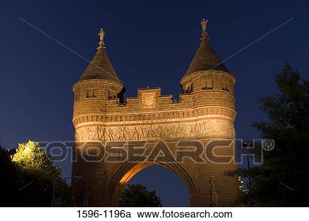 Low angle view of a monument, Soldiers and Sailors Memorial Arch, Bushnell Park, Hartford, Connecticut, USA View Large Photo Image Stock Image - Low angle view of a monument, Soldiers and Sailors Memorial Arch, Bushnell Park, Hartford, Connecticut, USA. Fotosearch