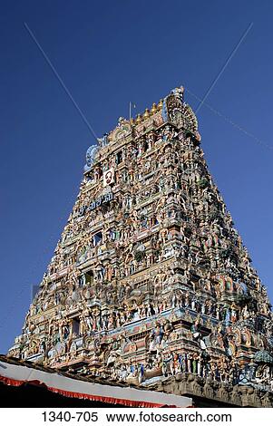 Low angle view of a temple, Kapaleeshwarar Temple, Mylapore, Chennai, Tamil Nadu, India View Large Photo Image Stock Photography - Low angle view of a temple, Kapaleeshwarar Temple, Mylapore, Chennai, Tamil Nadu, India. Fotosearch