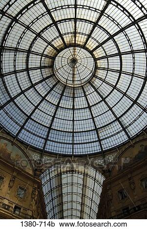 Low angle view of the ceiling of a shopping mall, Galleria Vittorio Emanuele II, Milan, Lombardy, Italy View Large Photo Image Stock Image - Low angle view of the ceiling of a shopping mall, Galleria Vittorio Emanuele II, Milan, Lombardy, Italy. Fotosearch