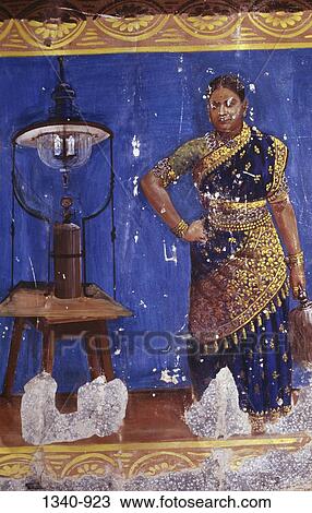 Mural on the ceiling of a temple, Konerirajapuram temple, Kumbakonam, Tamil Nadu, India View Large Photo Image Stock Image - Mural on the ceiling of a temple, Konerirajapuram temple, Kumbakonam, Tamil Nadu, India. Fotosearch