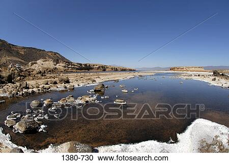 Panoramic view of a salt lake, Lake Asal, Djibouti View Large Photo Image Stock Image - Panoramic view of a salt lake, Lake Asal, Djibouti. Fotosearch