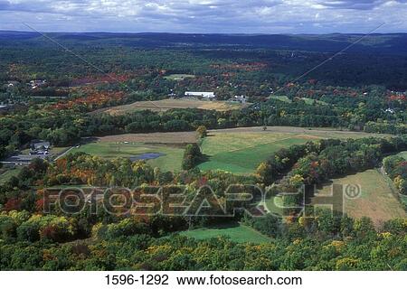 Panoramic view of a valley, Farmington River Valley, Talcott Mountain State Park, Bloomfield, Connecticut, USA View Large Photo Image Stock Image - Panoramic view of a valley, Farmington River Valley, Talcott Mountain State Park, Bloomfield, Connecticut, USA. Fotosearch
