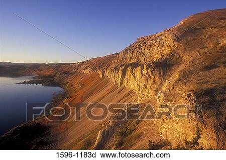 Rock formations on a landscape, White Bluffs, Hanford Reach National Monument, Washington State, USA View Large Photo Image Stock Image - Rock formations on a landscape, White Bluffs, Hanford Reach National Monument, Washington State, USA. Fotosearch
