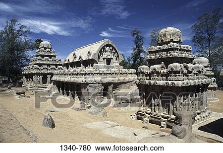 Ruins of monolithic rock-cut shrines, Bhima Ratha, Dharmaraja Ratha, Mahabalipuram, Tamil Nadu, India View Large Photo Image Stock Image - Ruins of monolithic rock-cut shrines, Bhima Ratha, Dharmaraja Ratha, Mahabalipuram, Tamil Nadu, India. Fotosearch