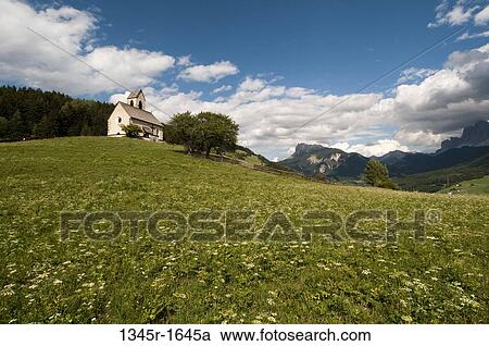 Church on a landscape, St. Jacob Church, Funes Valley, Dolomites, Trentino-Alto-Adige, Italy View Large Photo Image Stock Image - Church on a landscape, St. Jacob Church, Funes Valley, Dolomites, Trentino-Alto-Adige, Italy. Fotosearch