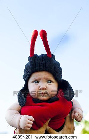 Close-up of a baby dressed as ladybug for Halloween View Large Photo Image Stock Image - Close-up of a baby dressed as ladybug for Halloween. Fotosearch