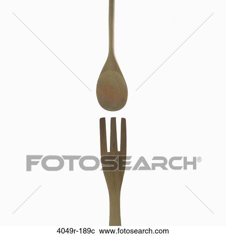 Close-up of a wooden fork and a spoon View Large Photo Image Stock Image - Close-up of a wooden fork and a spoon. Fotosearch