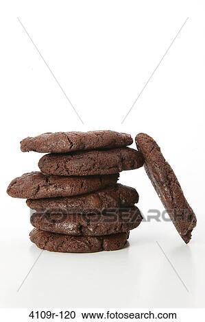Close-up of chocolate cookies View Large Photo Image Stock Image - Close-up of chocolate cookies. Fotosearch