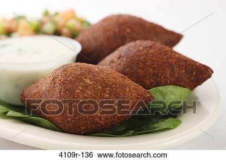 Close-up of fried Kibbeh View Large Photo Image Stock Photograph - Close-up of fried Kibbeh. Fotosearch