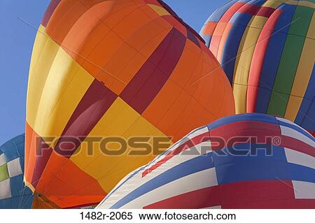 Close-up of hot air balloons, Page, Arizona, USA View Large Photo Image Stock Photography - Close-up of hot air balloons, Page, Arizona, USA. Fotosearch