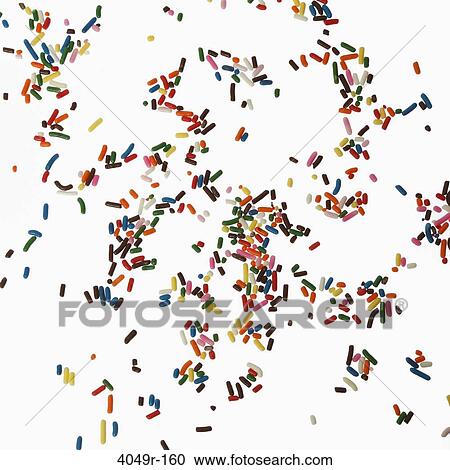 Close-up of multi-colored sprinkles View Large Photo Image Stock Image - Close-up of multi-colored sprinkles. Fotosearch