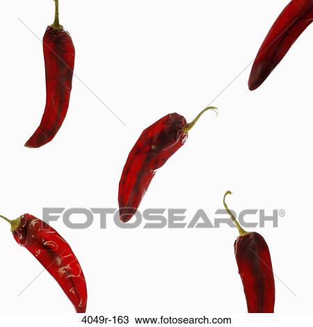 Close-up of red chili peppers View Large Photo Image Stock Image - Close-up of red chili peppers. Fotosearch