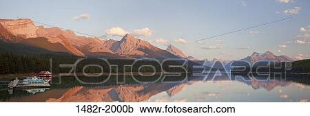 Maligne Lake, Jasper National Park, Alberta, Canada View Large Photo Image Stock Image - Maligne Lake, Jasper National Park, Alberta, Canada. Fotosearch